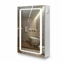 Зеркальный шкаф с ЛЕД-подсветкой, LED в ванну. 40, 50, 60, 70, 80 см.
