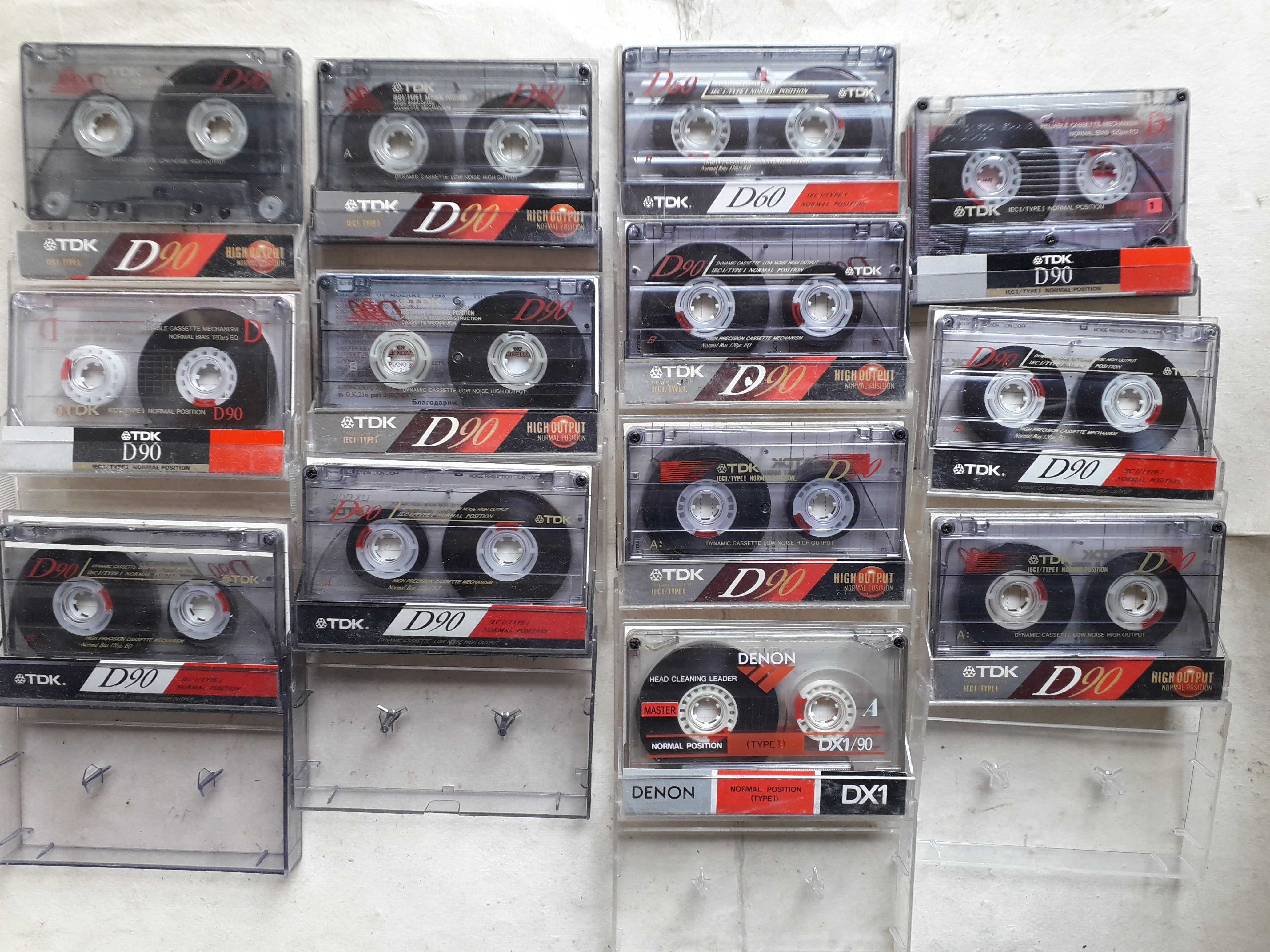 аудио кассеты DENON LX90 JVC GI 90 HITACHI SKC LX
