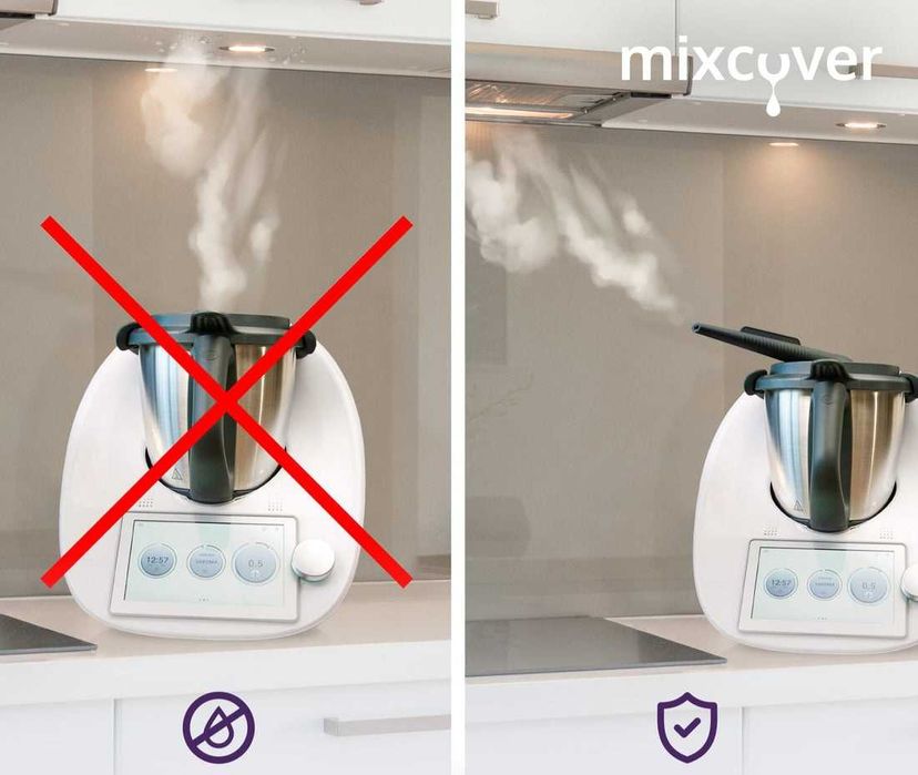 Nasadka odprowadzająca parę komin do Thermomix Vorwerk TM6 TM5 TM31