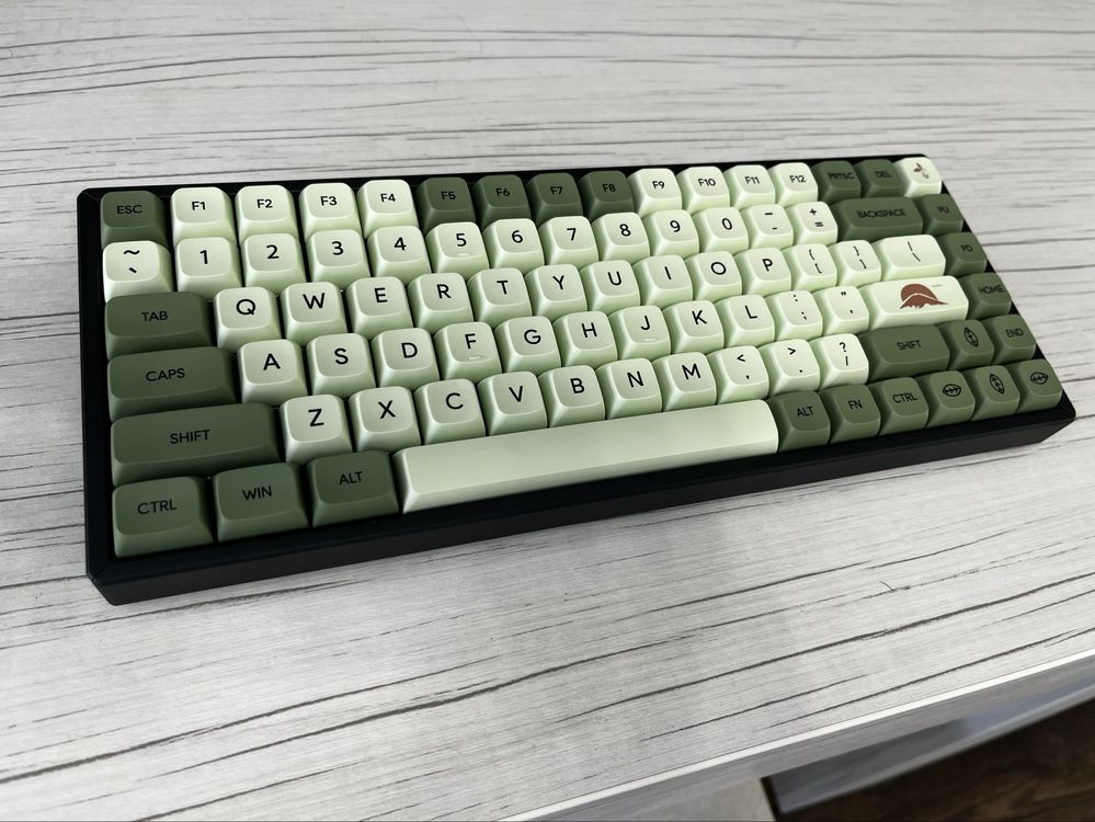 Keychron V2 (кастом+безпровод) зеленые keycups