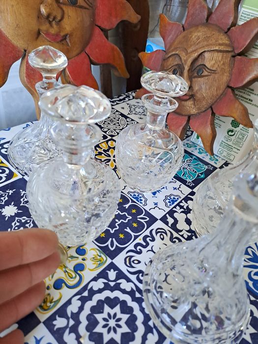 Frascos de perfume cristal