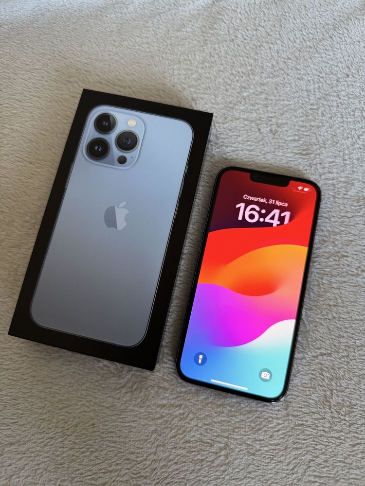 iPhone 13 Pro 128 GB - niebieski - stan bdb