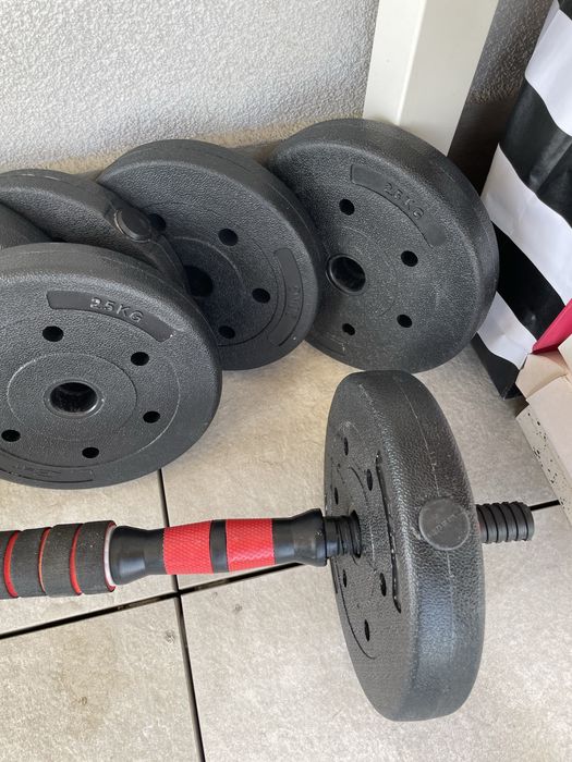 Sztanga do ćwiczeń z obciążnikami 1,5 kg , 2,00 i 2,5 kg