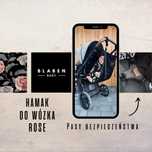 Hamak do wozka z pasami bezpieczenstwa blaben baby, dostawka ROSE