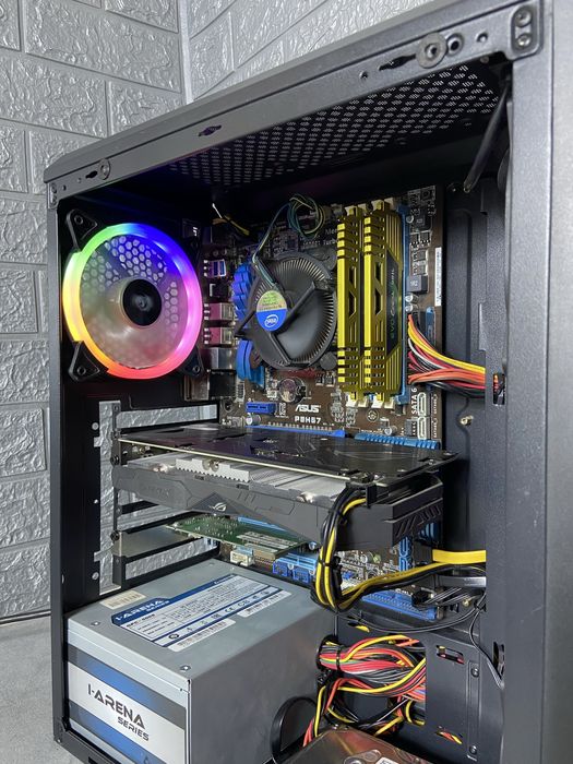 Ігровий ПК,Компьютер(i5-3470,DDR3 16GB,GTX 1050 2GB,SSD 120GB,HDD1TB)