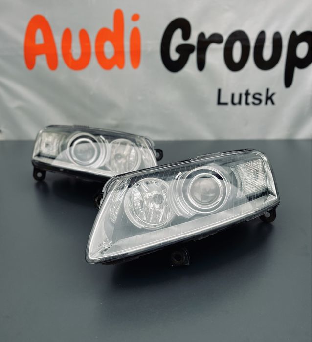 Фари Ксенон Audi A6 C6 Ліва Права Xenon Фара Лінза Розборка Ауді