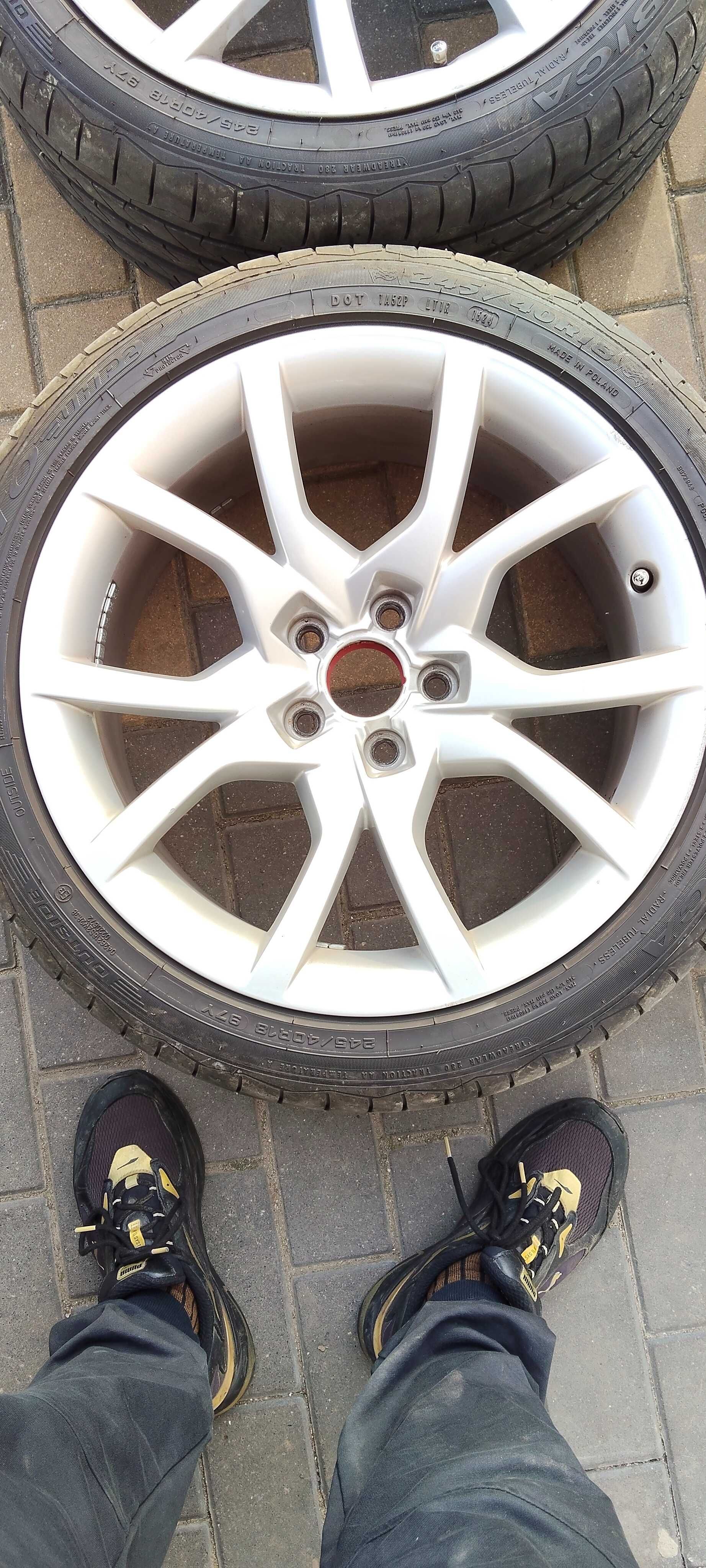 Felgi 18 do Audi A6, A5 A4 Rozstaw śrub 5 x 112. Opony Dębica Presto