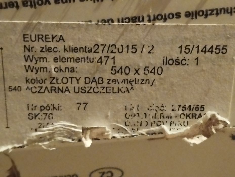 okno jest nowe z demontażu