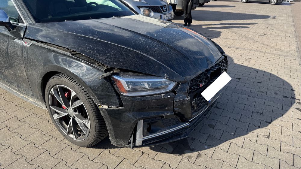 Audi S5 A5 F5 3.0 TFSI 2018r. Uszkodzone bogata wersja Zarejestrowane