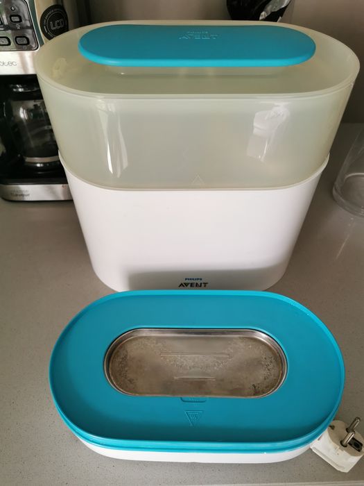 Kit Philips Avent:Esterilizador+Aquecedor de Biberões (como novo]