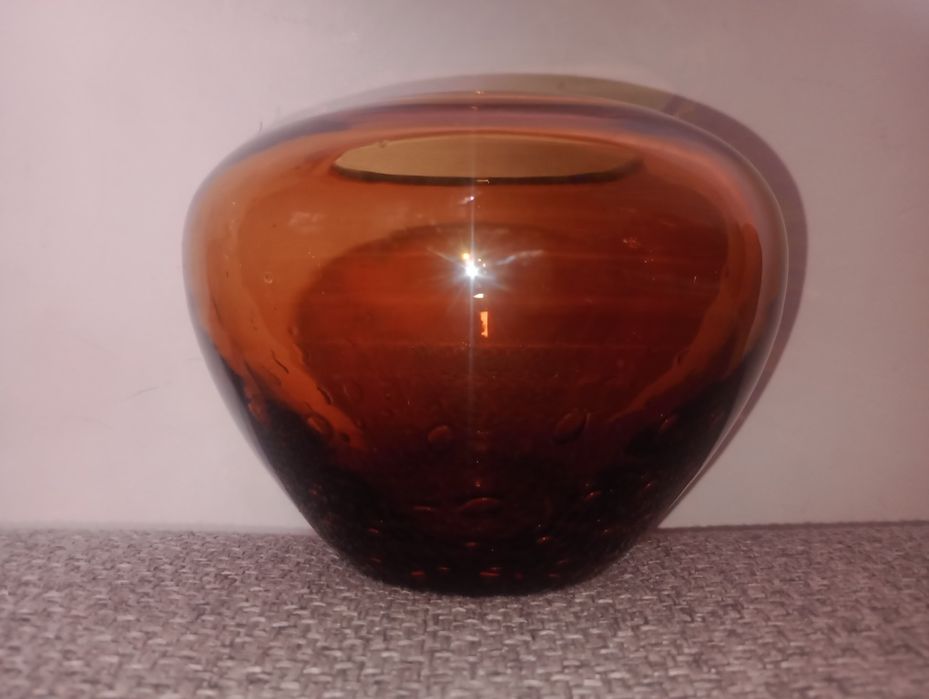 Wazon Art Deco Vintage Skandynawia szkło kryształowe