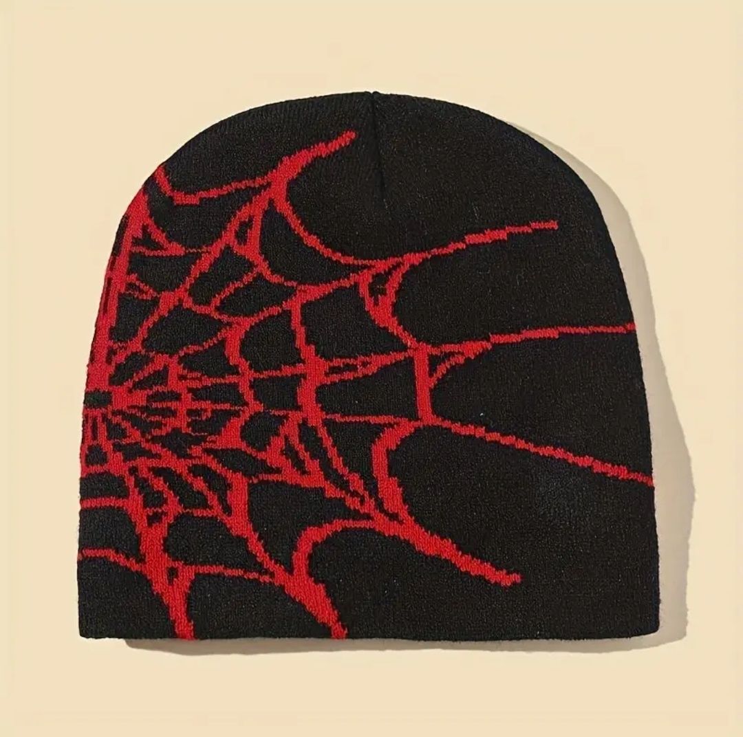 Zimowa czapka z pajęczyna