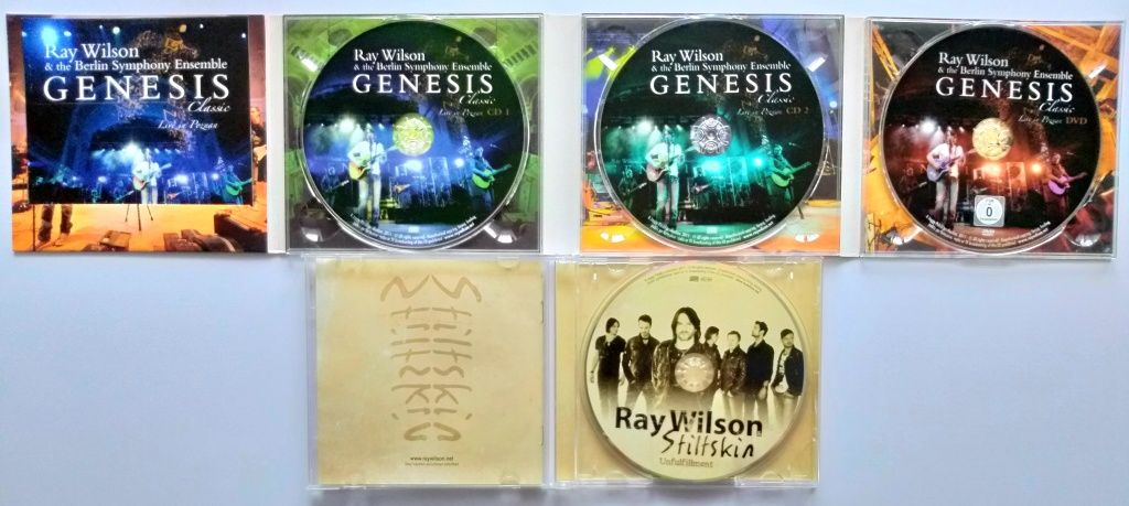 Ray Wilson Genesis vs Stiltskin 3CD+DVD Box 2011r Autograf Ray'a