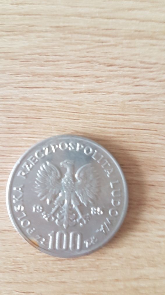 Moneta 100 zł. Przemysław II. 1985.