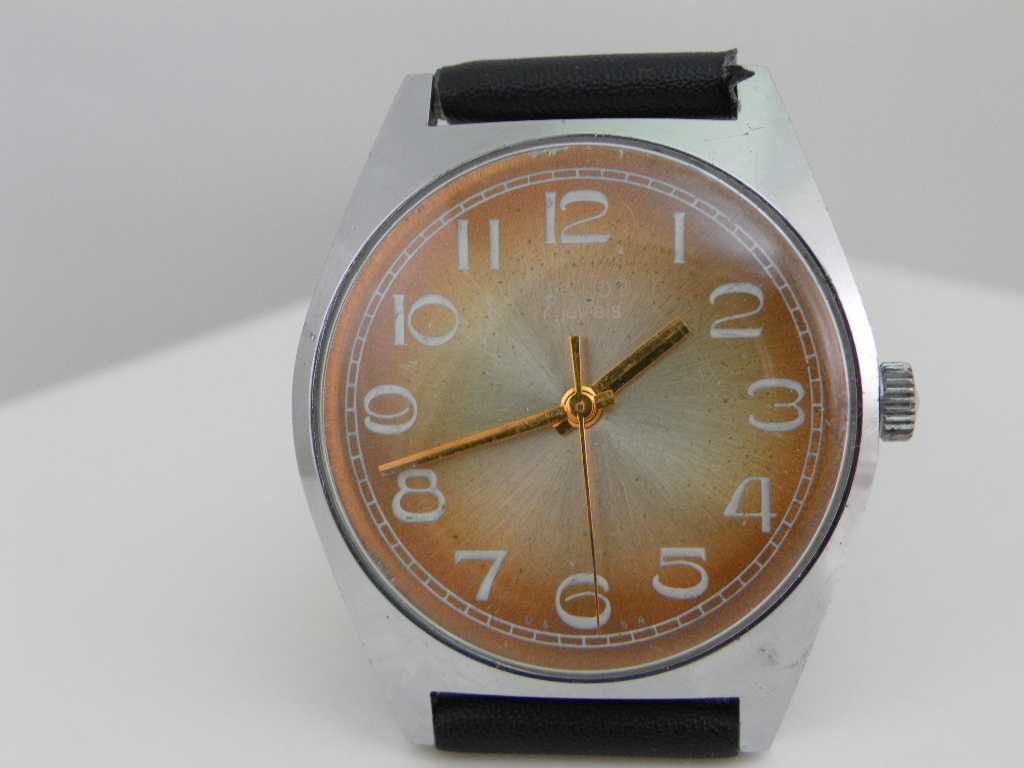 Radziecki mechaniczny zegarek POLJOT 17 kam. bocian . ZSRR - CCCP