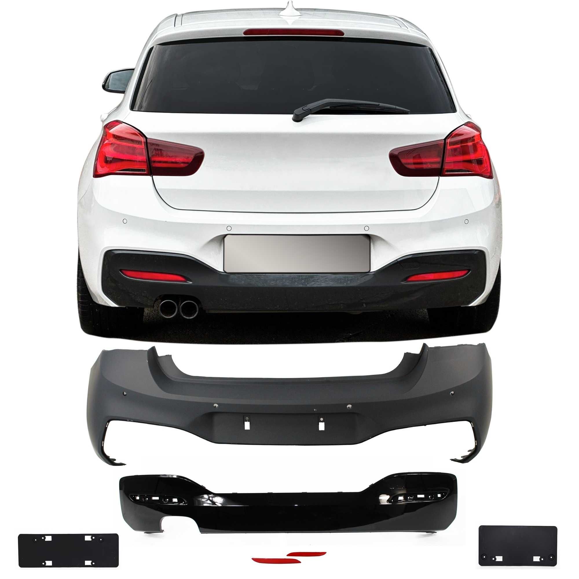 Para-choques traseiro Pack M para BMW Série 1 F20 LCI 2015 a 2019