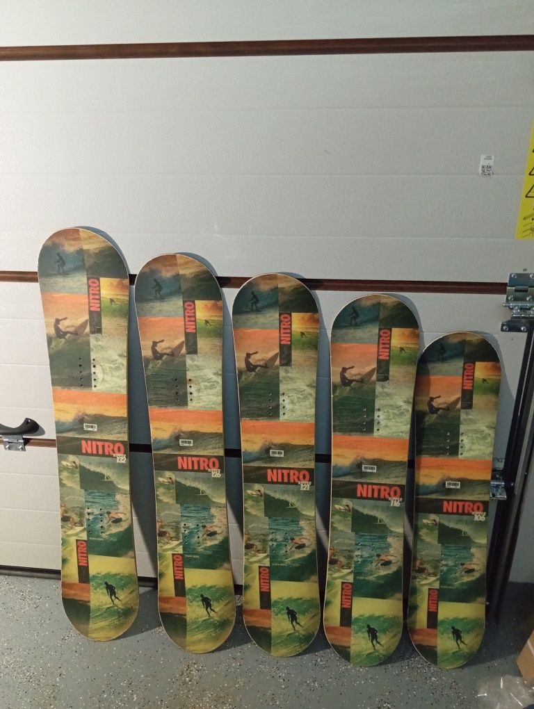 Deski snowboardowe nitro ripper deska dziecięce 106 116