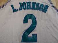 Charlotte Hornets Larry Johnson Jersey Champion #2 Oldshool NBA