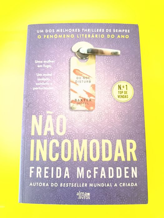 Livro "Não incomodar" Freida Mcfadden