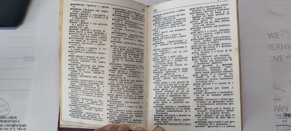 Słownik kieszonkowy angielsko-polski, polsko-angielski