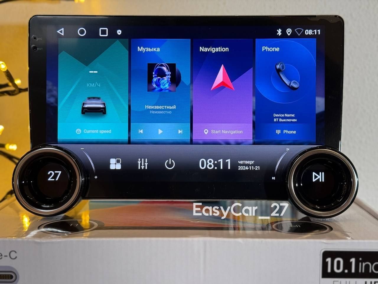 Магнитола 9/10" с Крутилками 4/64гб с Carplay Android Auto 2025 года
