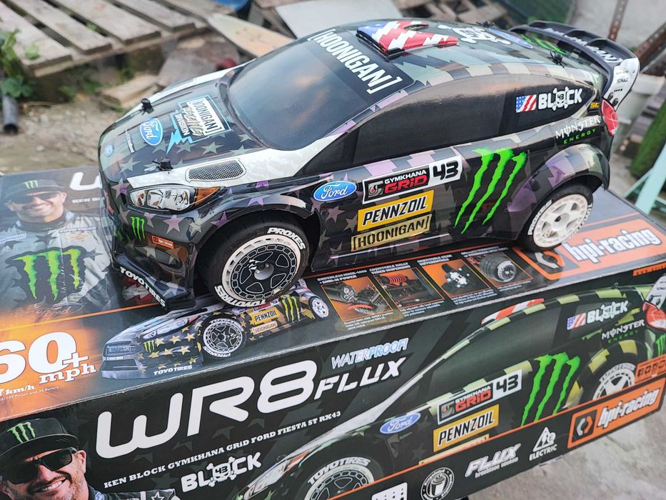 Hpi WR8 Ken Block brushless traxxas Kyosho tamiya axial RC losi arrma