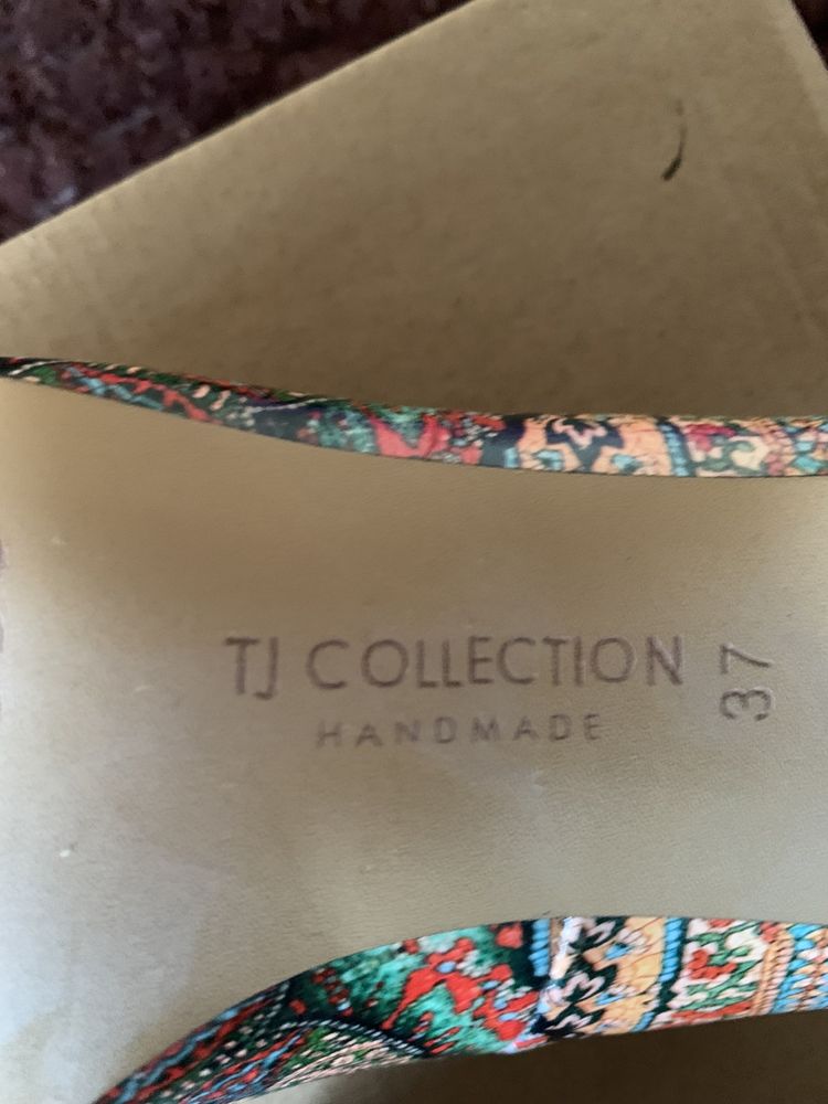 Туфли женские Tj Collection handmade состояние новых