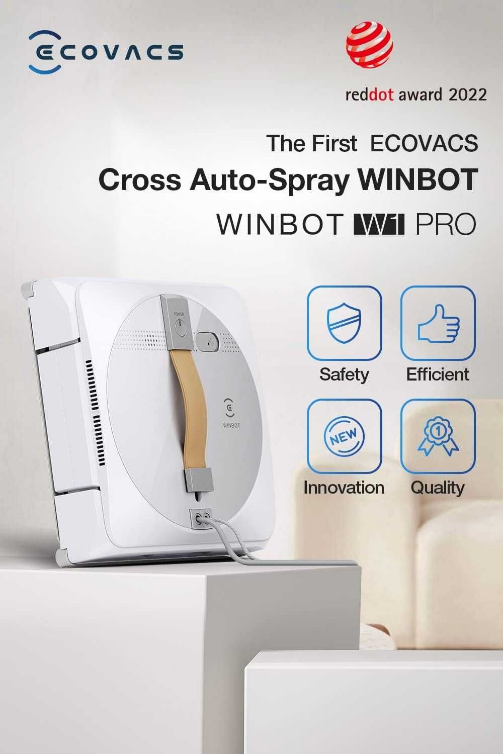 Robot do mycia okien ECOVACS Winbot W1 Pro