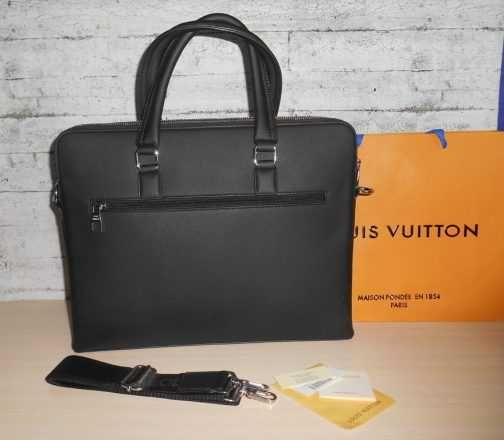 Męska torba aktówka teczka damska Louis Vuitton, skóra