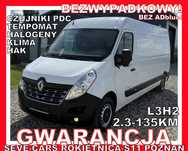 Renault MASTER L3H2 GWARANCJA, klima, hak, tempomat, pdc, halogeny  L3H2, GWARANCJA, 2.3dci-135km,klima, hak, tempomat, halogeny, pdc