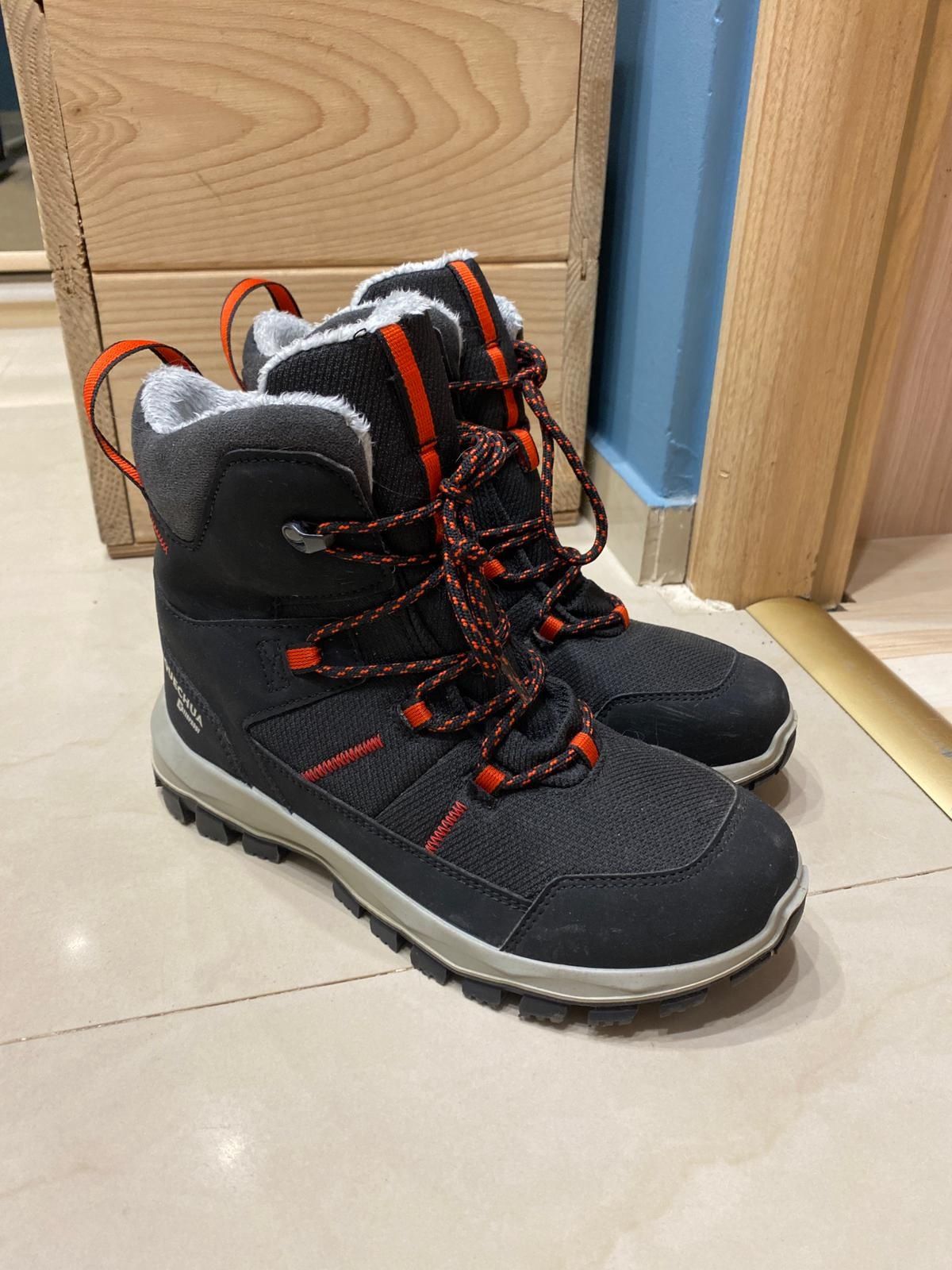 Buty zimowe, wodoodporne Quechua Decathlon 37