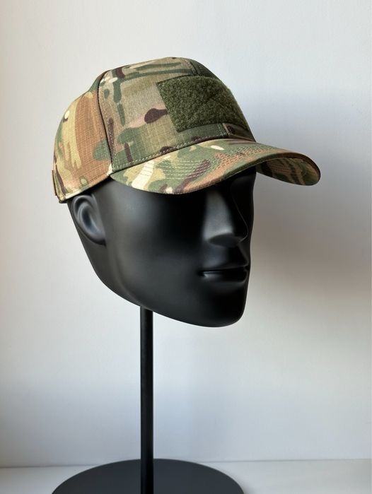 Тепла бейсболка мультикам | Зимова бейсболка олива | Кепка на флісі