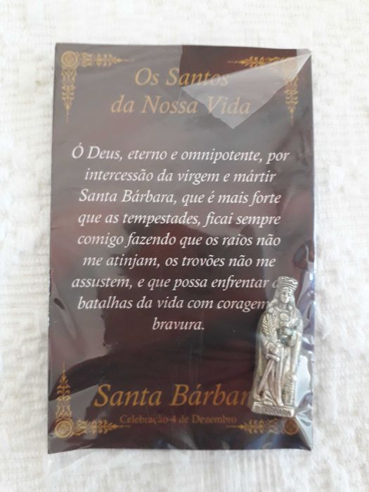 Coleção de 7 Santos da nossa vida em figura e descritivo
