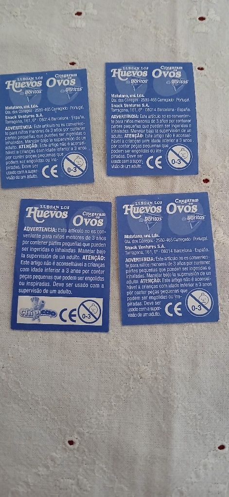Cromos ovos Doritos, da Matutano