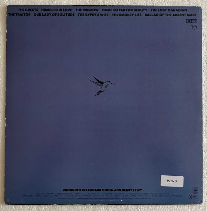 Leonard Cohen – Recent Songs