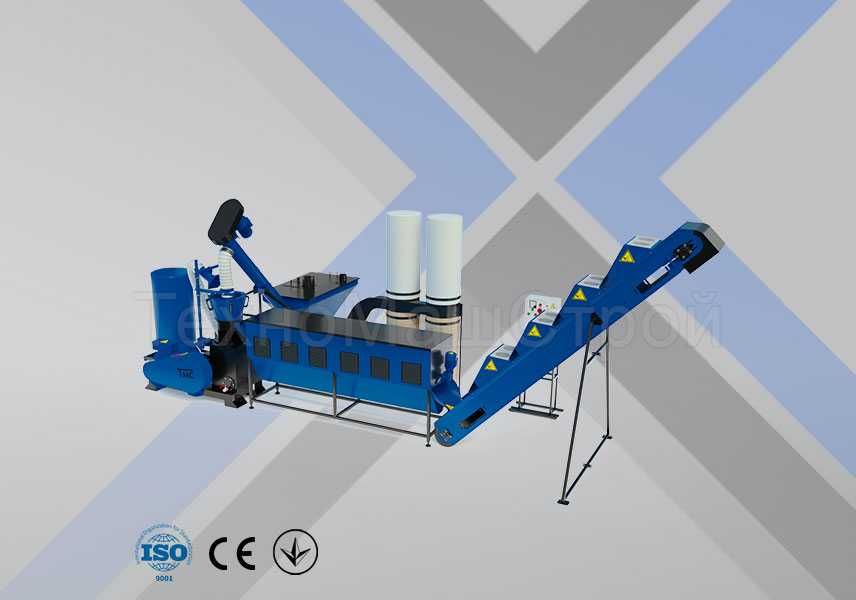 Обладнання для виробництва паливних пелет і комбікорму МЛГ-1500 COMBI