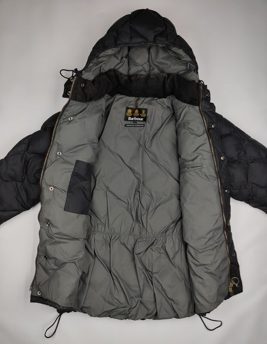 Парка чоловічя Barbour Explorer куртка пуховик L чорна