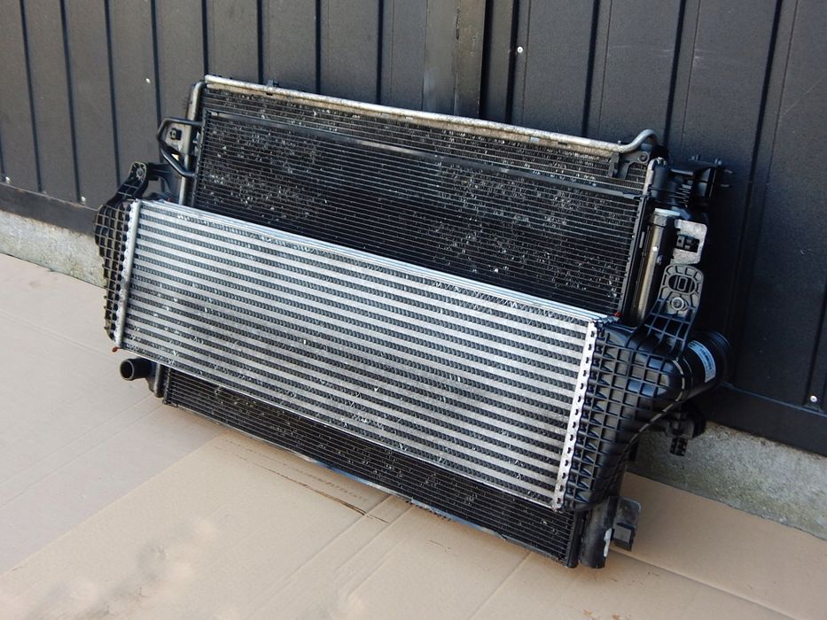 vw t5 lift t6 komplet chłodnic wentylator intercooler 2.0 bitdi 7e012