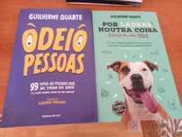 Pack de 2 livros do humorista Guilherme Duarte