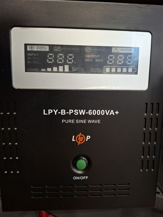 Інвертор Logic power 4квт 48в lpy-b-psw-6000va+