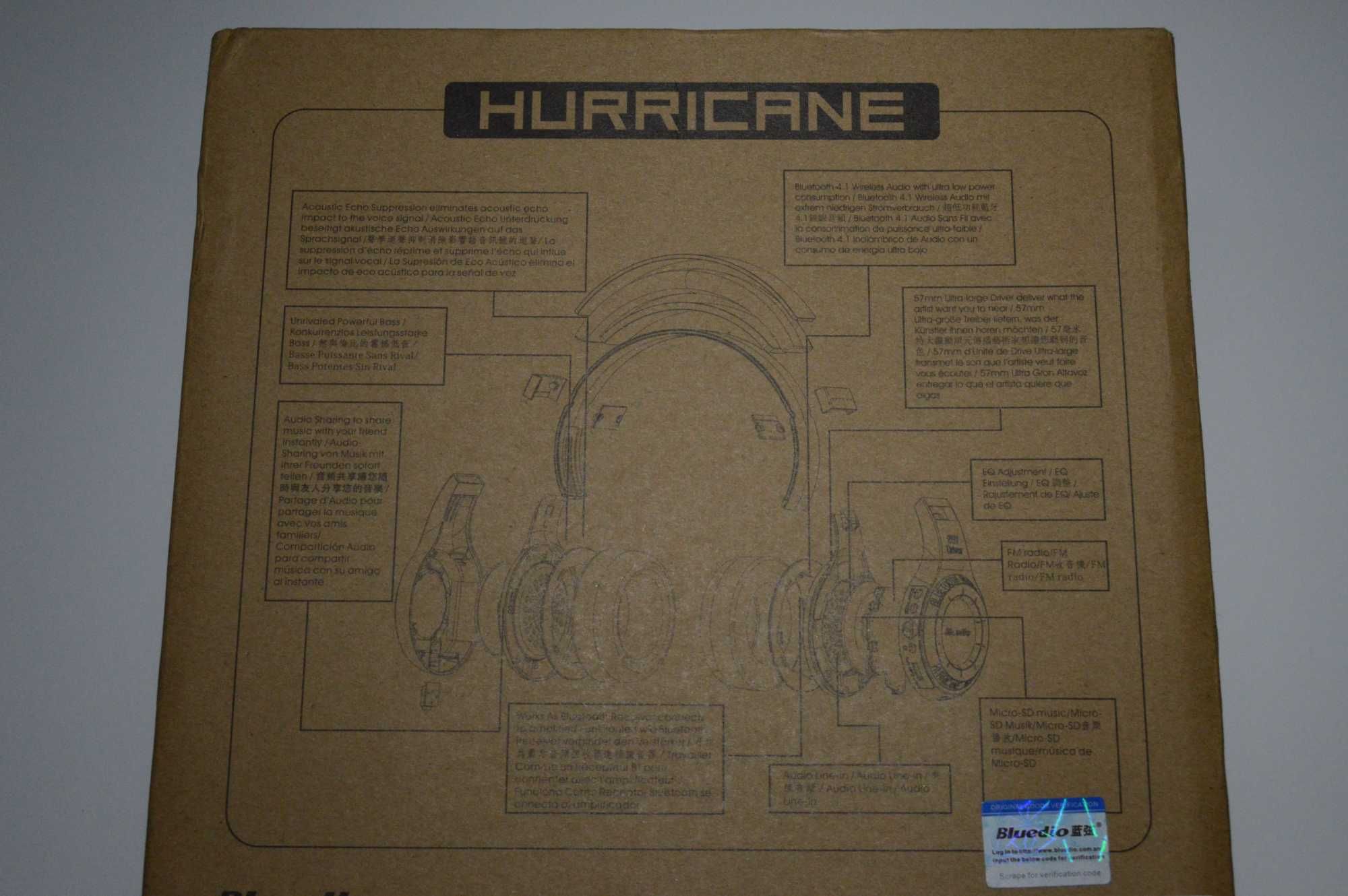 Headphones Bluedio Hurricane Turbine [Novos]