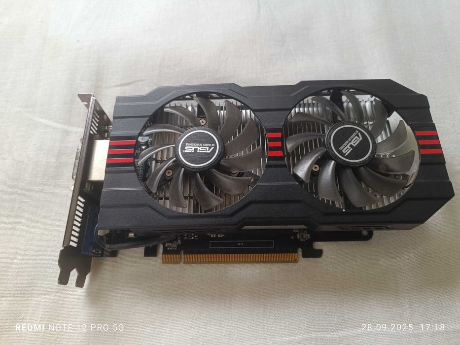 Видеокарта ASUS GTX 750Ti, нерабочая