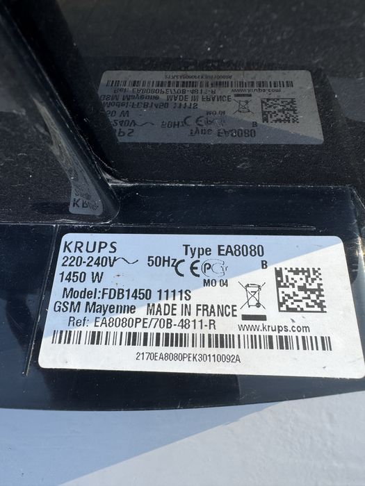 Кавоварка Krups ea8080 по запчастинам