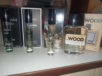 Мужские духи 4 флакона лотом: DsQuared не wood,sauvage,chanel,Creed
