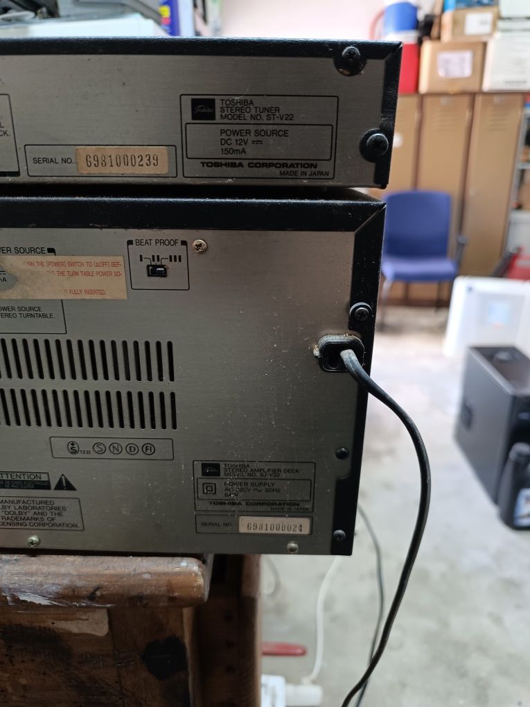 Aparelhagem Toshiba
