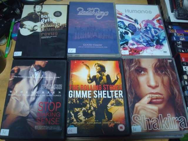 lote 27 dvds musicais ver descrição