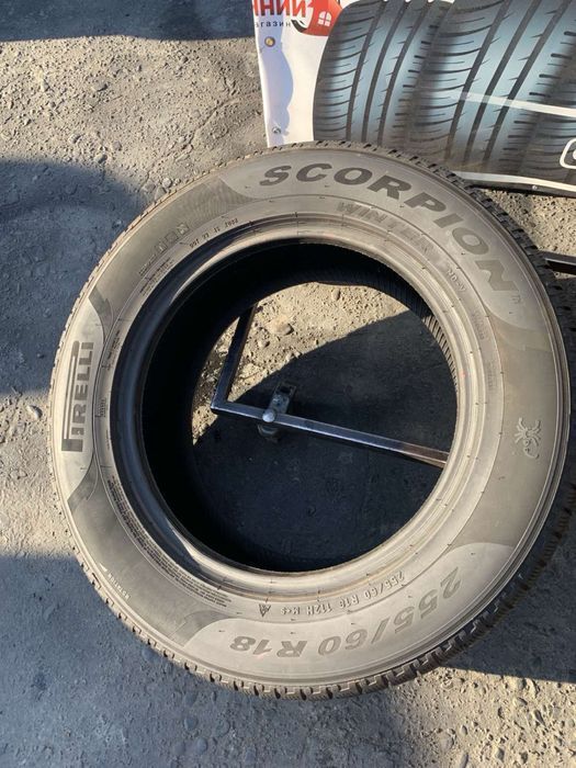 Шини 255/60 R18 Pirelli пара   зима 2023 рік 6,5  мм