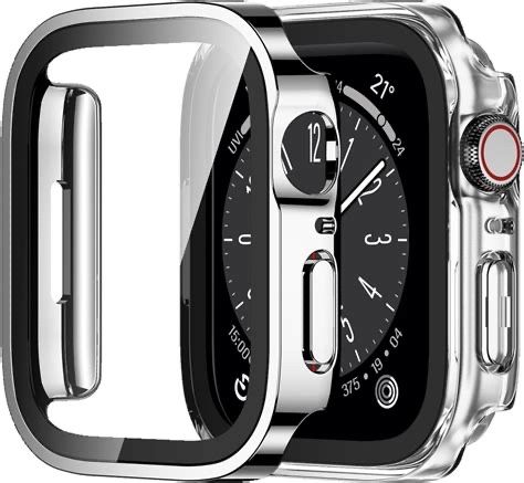 2x obudowa z hartowanym szkłem do Apple Watch SE/4/5/6 - 40mm