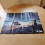 Dwustronny plakat Zelda i Starfield z magazynu o grach Level
