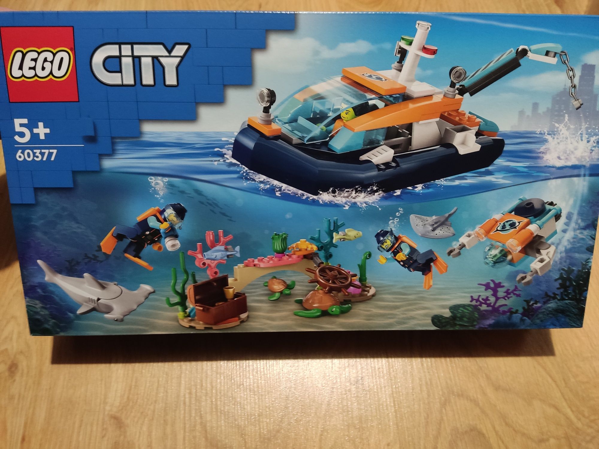 LEGO City - 60377 - Łódź do nurkowania badacza. Nowe